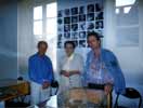 Robert de Goulaine, Hélène Cadou et R.H. à Louisfert, 2005