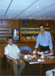 Le compositeur Thierry Machuel et R.H., 2005