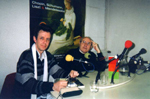 A la radio, avec Jean-Claude Coiffard.